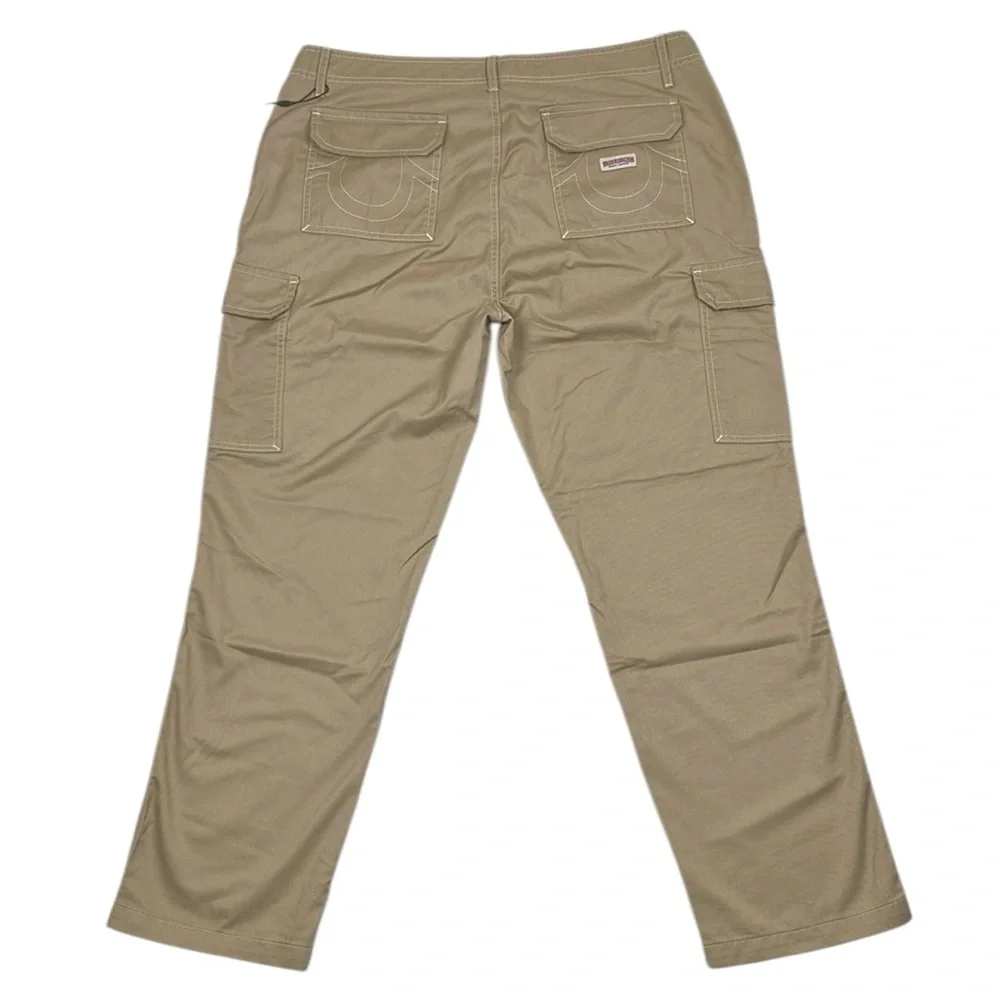 True Religion Cargo Pants Khaki Travertine NWT